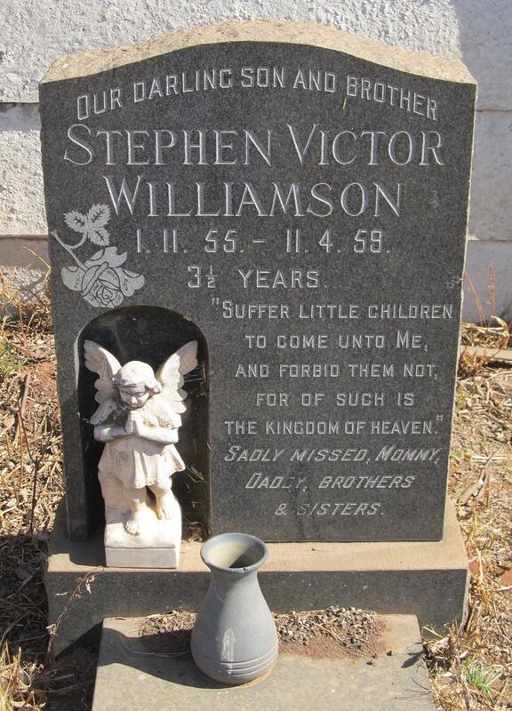 WILLIAMSON Stephen Victor 1955-1959