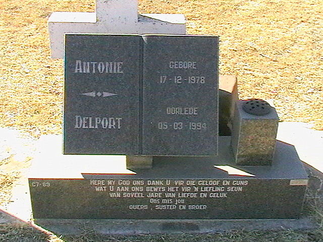 DELPORT Antonie 1978-1994