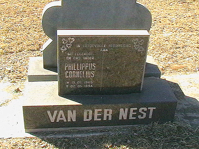 NEST Phillippus Cornelius, van der 1945-1994