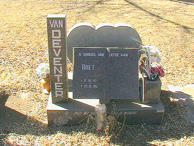 DEVENTER Boet, van 1947-1995