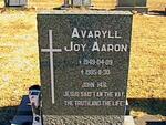 AARON Avaryll Joy 1949-1995