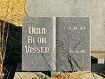 VISSER Dina Blom 1924-1990