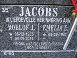 JACOBS Roelof J. 1935-2011 & Emelia E. 1941-