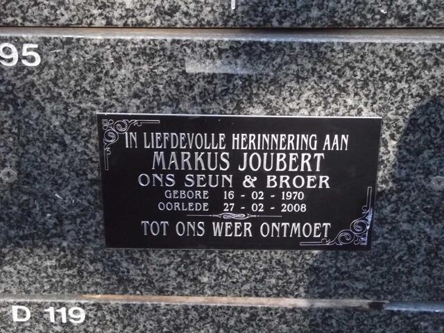 JOUBERT Markus 1970-2008
