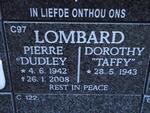 LOMBARD Pierre Dudley 1942-2008 & Dorothy 1943-