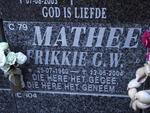 MATHEE G.W. 1960-2004