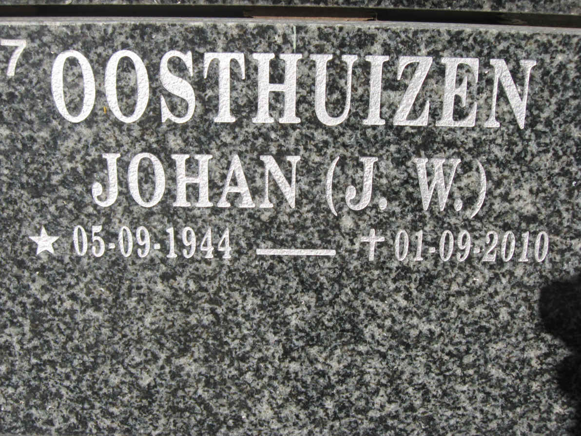 OOSTHUIZEN J.W. 1944-2010