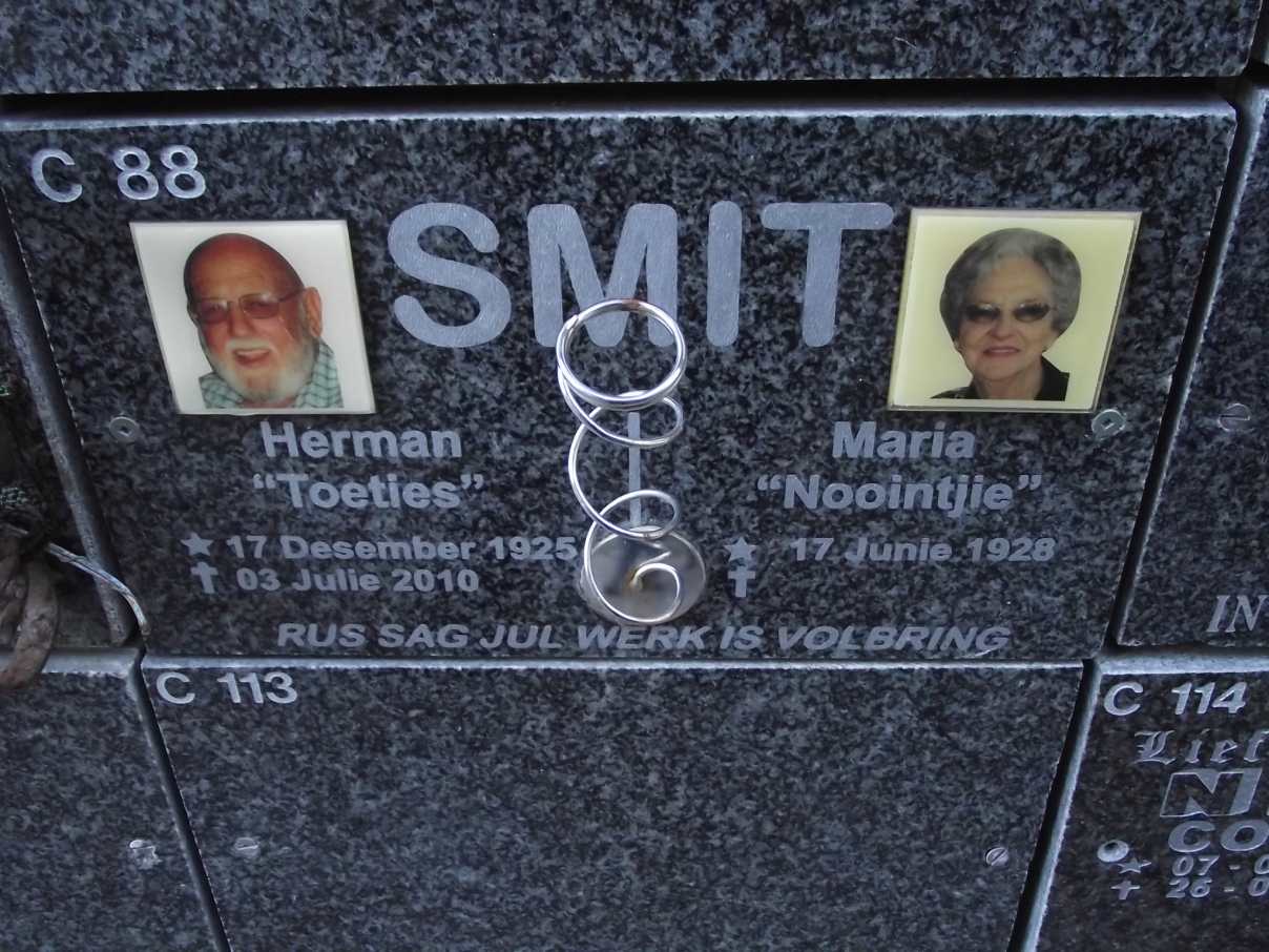 SMIT Herman 1925-2010 & Maria  1928-