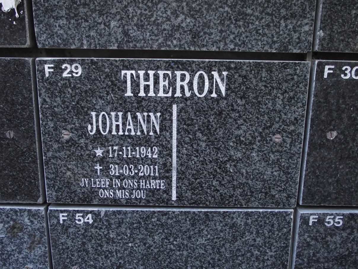 THERON Johann 1942-2011