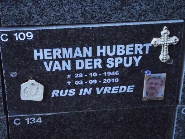 SPUY Herman Hubert, van der 1946-2010