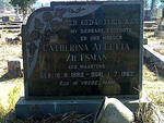 ZIETSMAN Catherina Alletta nee MAARTENS 1889-1962