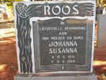 ROOS Johanna Susanna 1931-1984