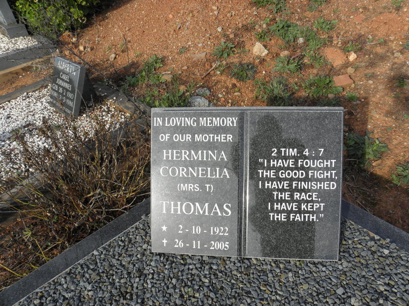 THOMAS Hermina Cornelia 1922-2005