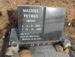 OTTO Machiel Petrus 1928-2001