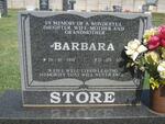 WARD Barbara Ellen 1914-2010 :: STORE Barbara 1961-2010