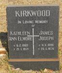 KIRKWOOD James Joseph 1896-1976 & Kathleen Ann Elmore 1903-1971