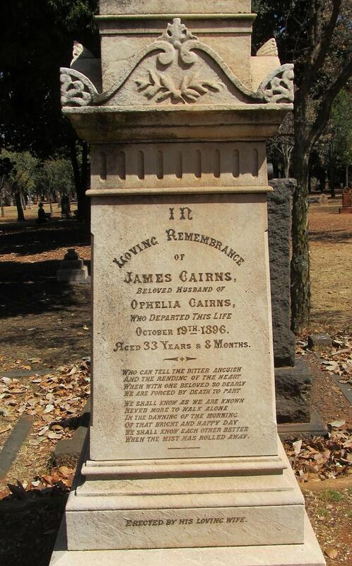 CAIRNS James -1896