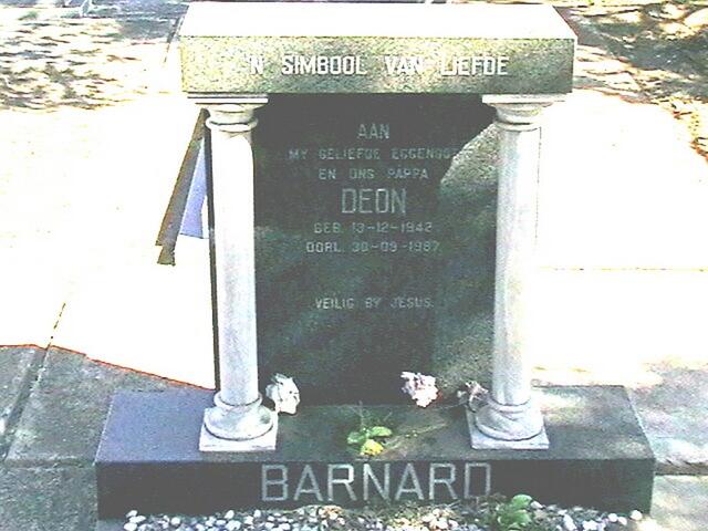 BARNARD Deon 1942-1987