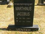 VENTER Marthinus Jacobus 1941-2004