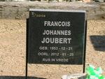 JOUBERT Francois Johannes 1953-2012