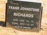 RICHARDS Frank Johnstone 1949-2011