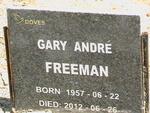 FREEMAN Gary André 1957-2012