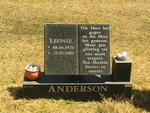 ANDERSON Leonie 1978-2005