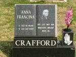 CRAFFORD Anna Francina 1939-2011
