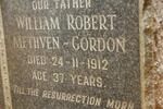 GORDON William Robert, METHVEN -1912