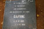 EUSTICE Daphne 1909-1990