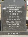 SCHABORT Jacobus Wynand 1908-1989 & Susanna Tertia JOUBERT 1913-1992