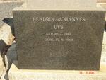 UYS Hendrik Johannes 1910-1968