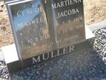 MULLER Claude Maswell 1922-2005 & Martiena Jacoba 1929-1995