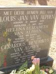 ALPHEN Louis Jan, van 1909-1957 & Helena Elizabeth VAN BUEREN 1913-2000 :: VAN ALPHEN Gerardus Hendrikus 1936-1992