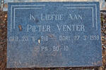 VENTER Pieter 1918-1959