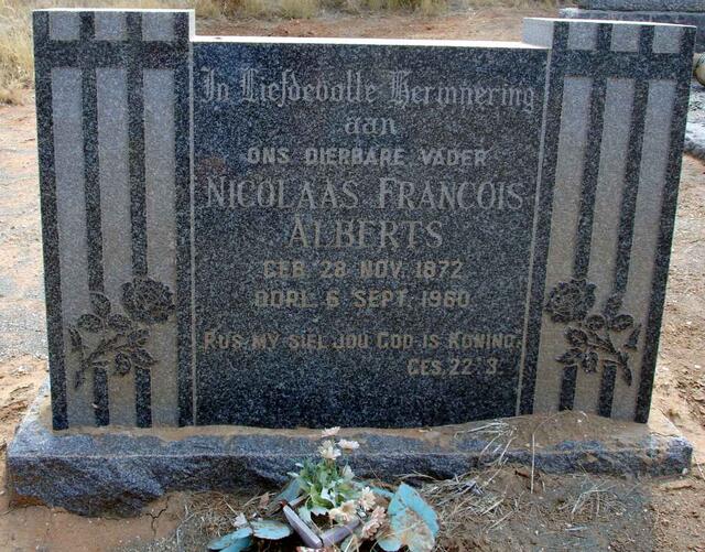 ALBERTS Nicolaas Francois 1872-1960