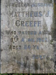 GREEFF Mattheus J. -1965