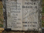 DELIS Nicholas 1961-1963 :: GAGADELIS Andrew 1916-1991
