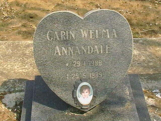 ANNANDALE Carin Welma 1988-1989