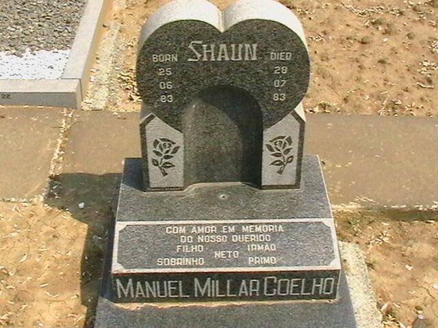 COELHO Shaun Manuel Millar 1983-1983