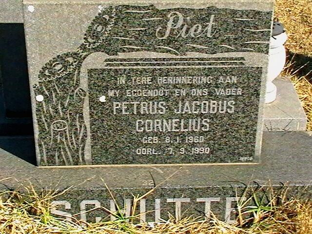 SCHUTTE Petrus Jacobus Cornelius 1960-1990