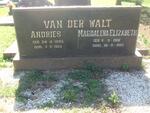 WALT Andries, van der 1895-1963 & Magdalena Elizabeth 1906-1989