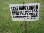 MNGXONGO Jane 1955-2008