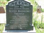 TREDOUX Hester Magdalena nee TREDOUX 1881-1994