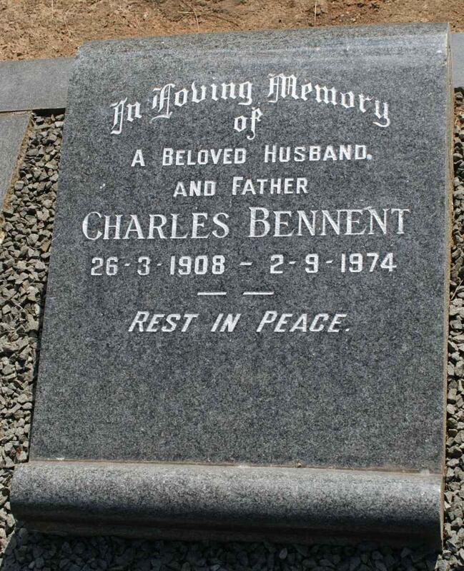 BENNENT Charles 1908-1974