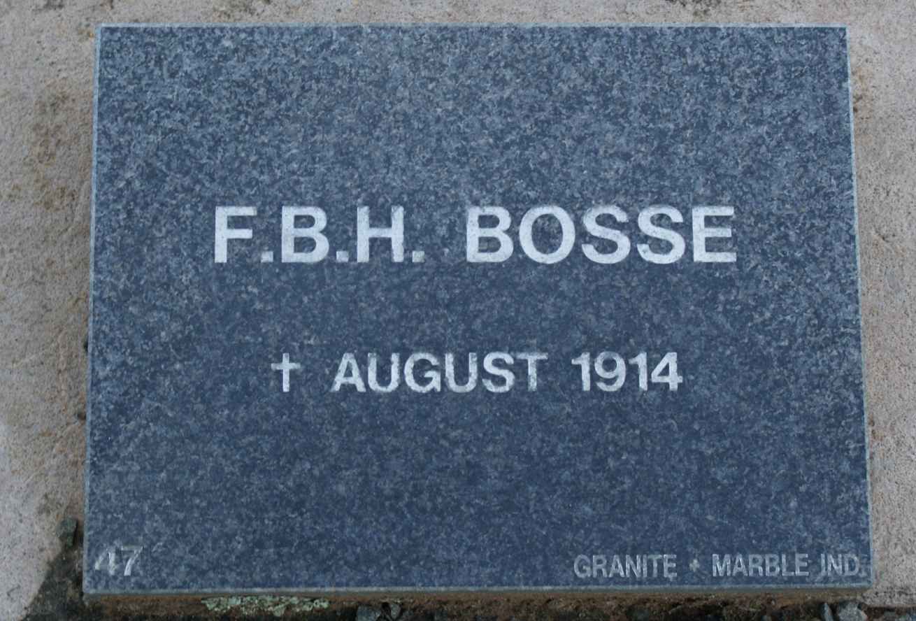BOSSE F.B.H. -1914