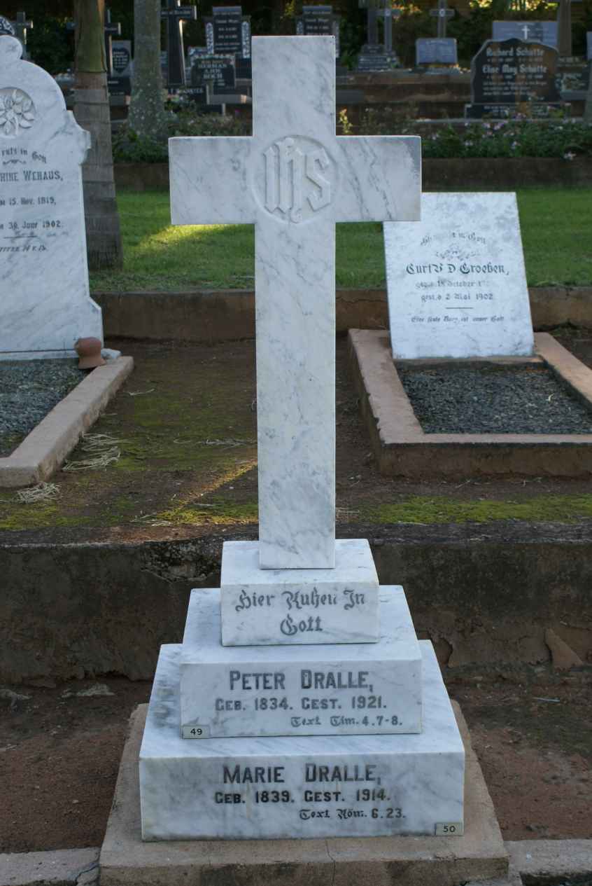 DRALLE  Peter 1834-1921 & Marie 1839-1914