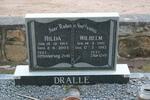 DRALLE Wilhelm 1910-1983 & Hilda 1913-2005