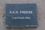FREESE A.E.R. -1922