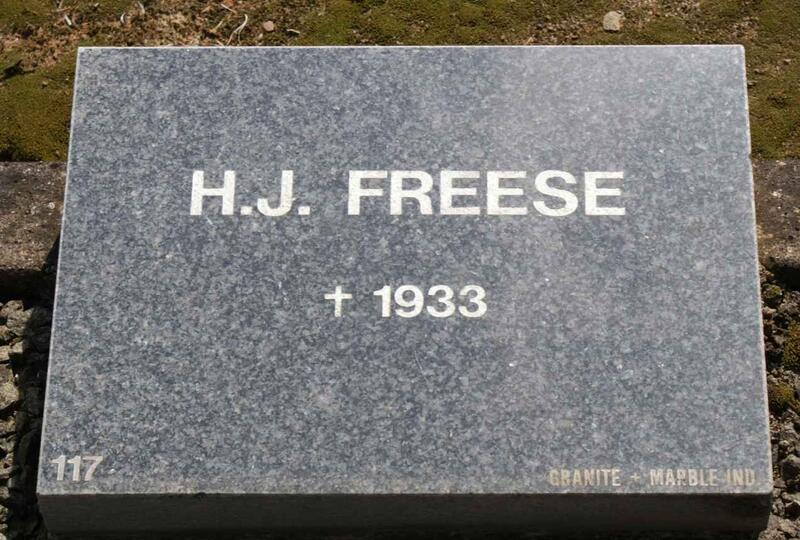 FREESE H.J. -1933